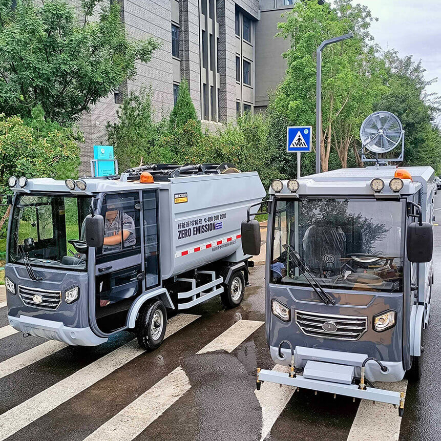 山西大学MN-H91四轮后挂清运车MN-H51四轮路面养护车